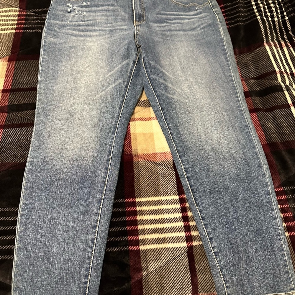 Women's Straight Leg Blue Jeans